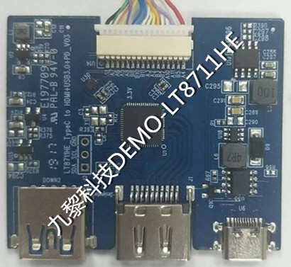 LT8711HE DP/Type-C輸入轉HDMI2.0輸出，視頻轉換芯片，【成熟方案+低成本首選】